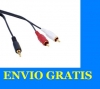 Cable Audio Jack Stereo 3.5mm Macho 2 x RCA Macho 1.5M